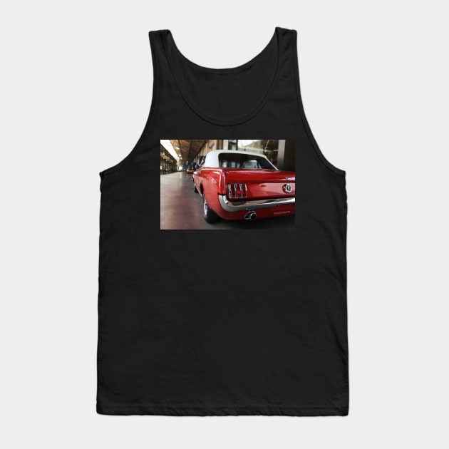 ford mustang, cabriolet classic car Tank Top by hottehue